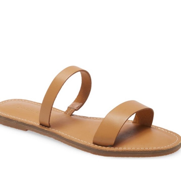 Madewell | Shoes | Nwt Madewell The Boardwalk Double Strap Slide Sandal  Desert Camel | Poshmark